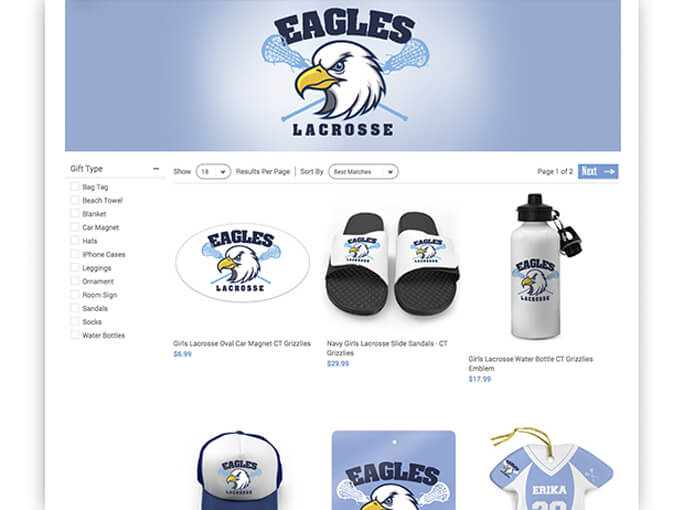 Custom Team Store Snapshot Custom Team Store Snapshot