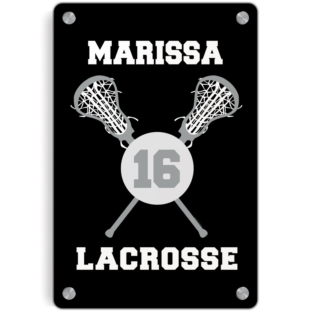 Personalized Metal Wall Art girls lacrosse metal wall art panel - personalized lacrosse ball Personalized Metal Wall Art girls lacrosse metal wall art panel - personalized lacrosse ball
