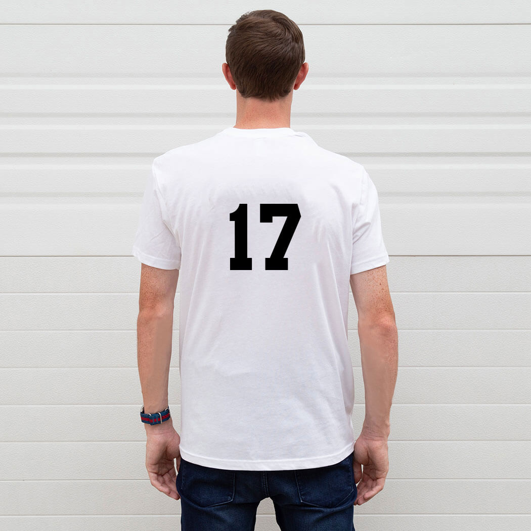 Guys Lacrosse Short Sleeve T-Shirt - Giddy-Up - Personalization Image