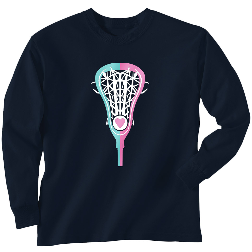 navy lacrosse t shirt
