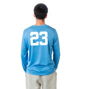 Lacrosse Long Sleeve Performance Tee - Just Chillax'n