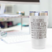 Girls Lacrosse 20 oz. Double Insulated Tumbler - Dear Dad