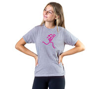 Lacrosse T-Shirt Short Sleeve Neon Lax Girl