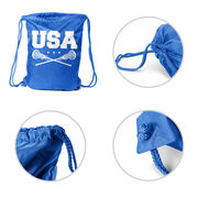 Girls Lacrosse Drawstring Backpack - USA Girls Lacrosse