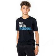 Lacrosse Short Sleeve T-Shirt - Eat. Sleep. Lacrosse.