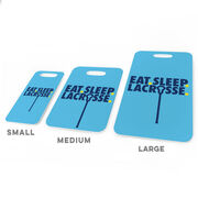 Girls Lacrosse Bag/Luggage Tag - Eat Sleep Lacrosse