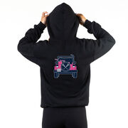 Girls Lacrosse Hooded Sweatshirt - Lax Cruiser (Back Design)