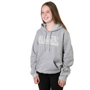 Girls Lacrosse Hooded Sweatshirt - #LAXGIRL