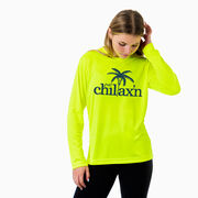 Lacrosse Long Sleeve Performance Tee - Just Chillax'n