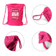 Drawstring Backpack - Don't Feed The Goalie