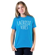 Girls Lacrosse Short Sleeve T-Shirt - Lacrosse Vibes