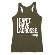 Girls Lacrosse Women's Everyday Tank Top - I Can't. I Have Lacrosse