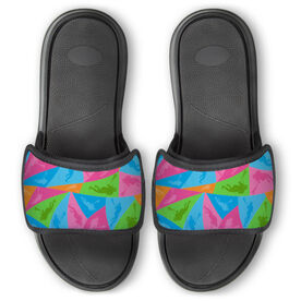 Girls Lacrosse Repwell&reg; Slide Sandals - Player Pattern