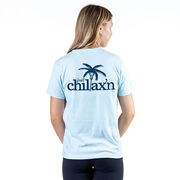 Lacrosse Short Sleeve T-Shirt - Just Chillax'n (Back Design)