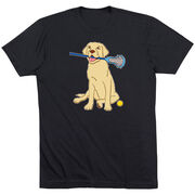 Girls Lacrosse Short Sleeve T-Shirt - Chase The Lax Dog