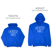 Girls Lacrosse Hooded Sweatshirt - Lacrosse Vibes