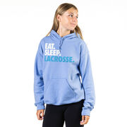 Lacrosse Hooded Sweatshirt - Eat. Sleep. Lacrosse.