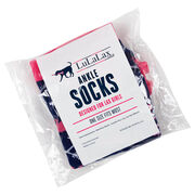 Girls Lacrosse Ankle Socks - Lula the Lax Dog