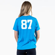 Girls Lacrosse Short Sleeve T-Shirt - My Goal Is To Deny Yours Goalie