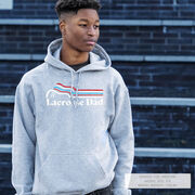 Guys Lacrosse Hooded Sweatshirt - Lacrosse Dad Sticks