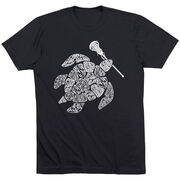 Girls Lacrosse Short Sleeve T-Shirt - Lax Turtle
