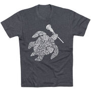 Girls Lacrosse Short Sleeve T-Shirt - Lax Turtle