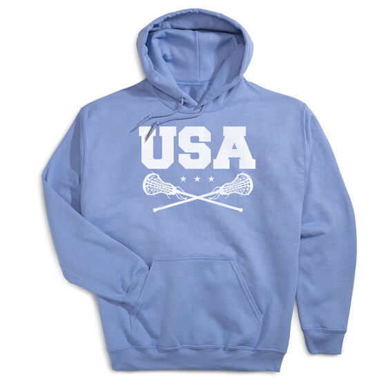 Girls Lacrosse Hooded Sweatshirt - USA Girls Lacrosse | LuLaLax