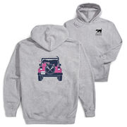 Girls Lacrosse Hooded Sweatshirt - Lax Cruiser (Back Design)