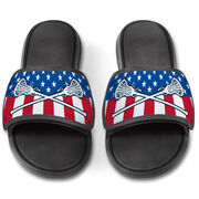 Girls Lacrosse Repwell&reg; Slide Sandals - USA Lacrosse