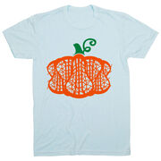 Girls Lacrosse Short Sleeve T-Shirt - Lax Stick Pumpkin