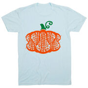 Girls Lacrosse Short Sleeve T-Shirt - Lax Stick Pumpkin