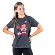 Girls Lacrosse T-Shirt Short Sleeve - Top Shelf Elf