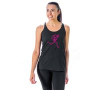 Girls Lacrosse Women's Everyday Tank Top - Neon Lax Girl