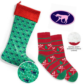 Girls Lacrosse Stocking Set - LAX Girl