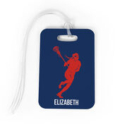 Girls Lacrosse Bag/Luggage Tag - Personalized Player
