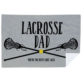 Girls Lacrosse Premium Blanket - Lacrosse Dad