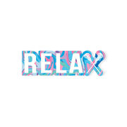 Girls Lacrosse Sticker - Relax (Girls)