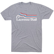 Guys Lacrosse T-Shirt Short Sleeve - Lacrosse Dad Sticks