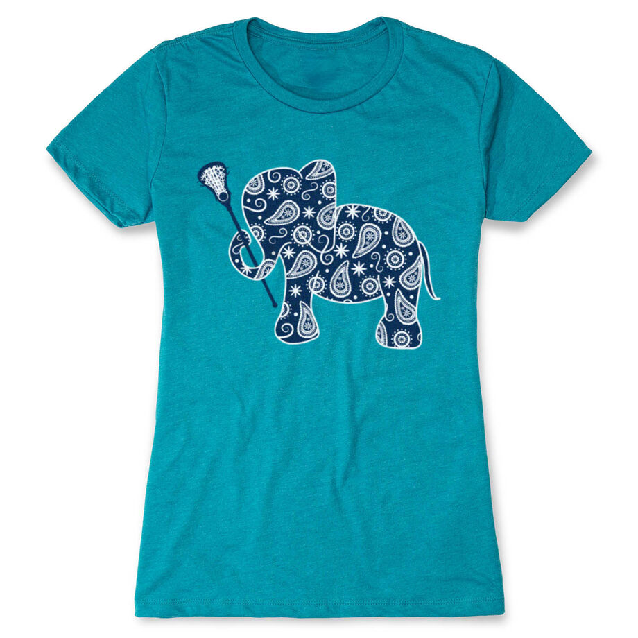 Girls Lacrosse Women's Everyday Tee - Lax Elephant