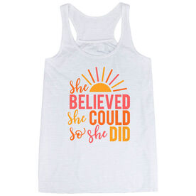 Flowy Racerback Tank Top - She Believed