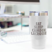 Lacrosse 20 oz. Double Insulated Tumbler - Personalized Eat Sleep Lacrosse