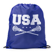 Girls Lacrosse Drawstring Backpack - USA Girls Lacrosse