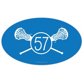 Girls Lacrosse Car Magnets Lulalax