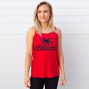 Lacrosse Flowy Racerback Tank Top - Just Chillax'n