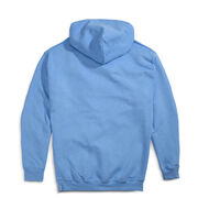 Girls Lacrosse Hooded Sweatshirt - Neon Lax Girl