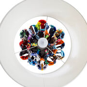 Girls Lacrosse Tabletop Medal Display Lamp