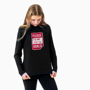 Long Sleeve Performance Tee - Don’t Feed The Goalie