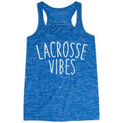 Girls Lacrosse Flowy Racerback Tank Top - Lacrosse Vibes