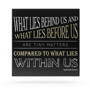 Motivational Canvas Wall Art - What Lies Ahead