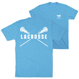 Girls Lacrosse Short Sleeve T-Shirt - Crossed Girls Sticks (Logo Collection)